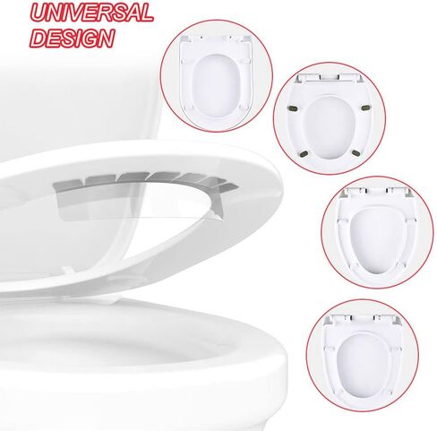 واقي رذاذ مقعد المرحاض، واقي تبول للأطفال البالغين، عاكس البول لمقعد المرحاض للتدريب على المرحاض، يمنع رذاذ التبول بين غطاء مقعد المرحاض والوعاء in Kuwait