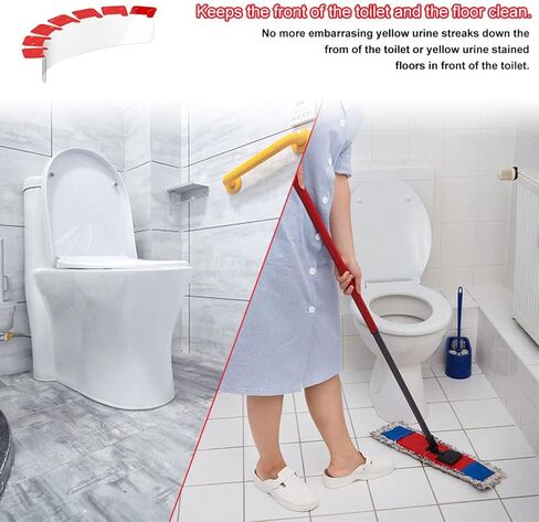 واقي رذاذ مقعد المرحاض، واقي تبول للأطفال البالغين، عاكس البول لمقعد المرحاض للتدريب على المرحاض، يمنع رذاذ التبول بين غطاء مقعد المرحاض والوعاء in Kuwait