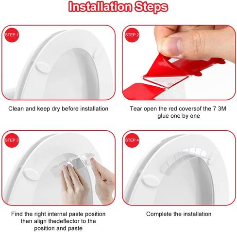 واقي رذاذ مقعد المرحاض، واقي تبول للأطفال البالغين، عاكس البول لمقعد المرحاض للتدريب على المرحاض، يمنع رذاذ التبول بين غطاء مقعد المرحاض والوعاء in Kuwait