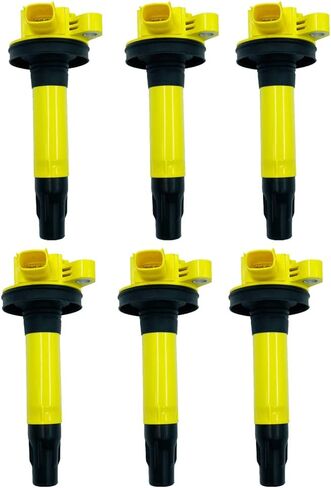 6PCS HIGH PERFORMANCE 3PINS IGNITION COIL DG549 UF646 BL3Z12029B/C FOR FORD Expedition Explorer F150 Flex Police Interceptor Taurus Transit-150 250 350 Lincoln MKS MKT Navigator 3.5 3.5T V6 ECOBOOST in Kuwait
