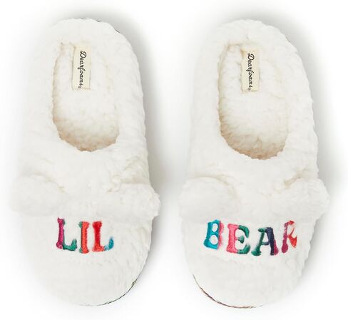 Dearfoams Unisex-Child Easter Basket Stuffers Gifts for Kids Toddler Lil Baby Bear Slipper in Kuwait