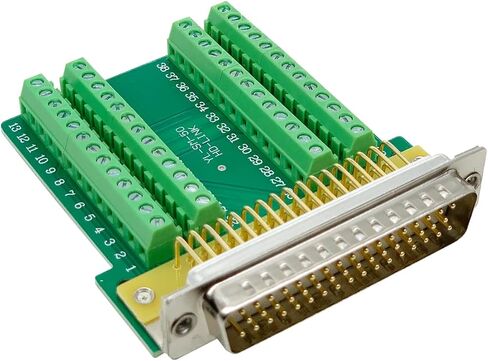 DB50 Solderless Connector, D-SUB 50-pin Port Terminal Adapter HDB50 Breakout Board with Nuts (Female) in Kuwait
