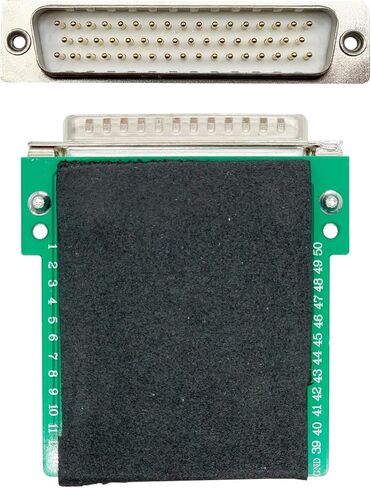 DB50 Solderless Connector, D-SUB 50-pin Port Terminal Adapter HDB50 Breakout Board with Nuts (Female) in Kuwait