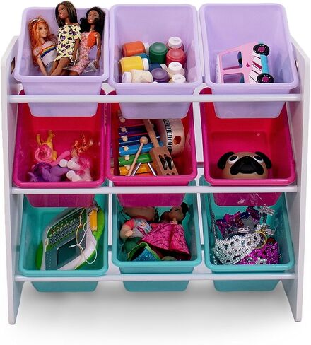 Humble Crew Storage Organizer, 9, Grey Bins/White Panel in Saudi Arabia