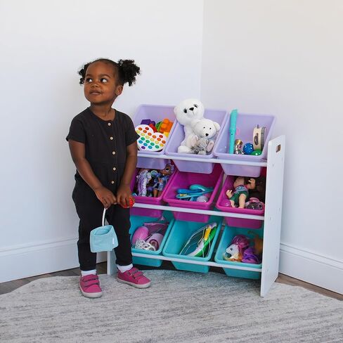 Humble Crew Storage Organizer, 9, Grey Bins/White Panel in Saudi Arabia