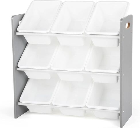 Humble Crew Storage Organizer, 9, Grey Bins/White Panel in Saudi Arabia