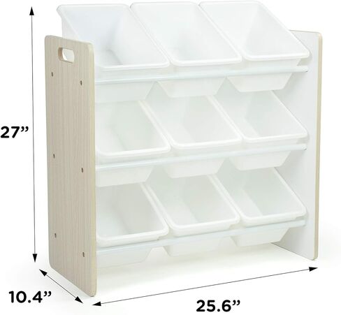 منظم تخزين الألعاب Humble Crew Forever مع 9 صناديق تخزين، أبيض/وردي/أرجواني/أكوا in Kuwait