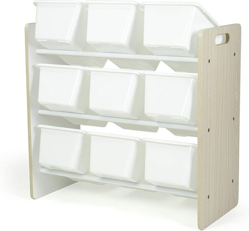 منظم تخزين الألعاب Humble Crew Forever مع 9 صناديق تخزين، أبيض/وردي/أرجواني/أكوا in Kuwait