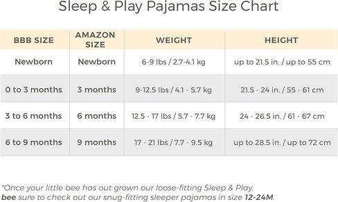 Burt's Bees Baby Baby Girls Pajamas, Sleep and Play Loose Fit, 100% Organic Cotton, Soft One-piece PJs, Diagonal Zip Up Romper Newborn Essentials with Interior Zipper Guard in sizes NB to 6-9 Months in Saudi Arabia