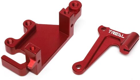 TREAL Promoto-MX Caliper Servo Mount Aluminum 7075 Upgrades for LOSI 1/4 Promoto MX Motorcycle (Black) in Saudi Arabia