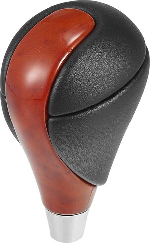 X AUTOHAUX Car Auto Automatic Gear Stick Shift Knob for Lexus ES350 2007-2015 GS450 2007-2011 for Lexus RX450h Black Faux Leather Brown in Saudi Arabia