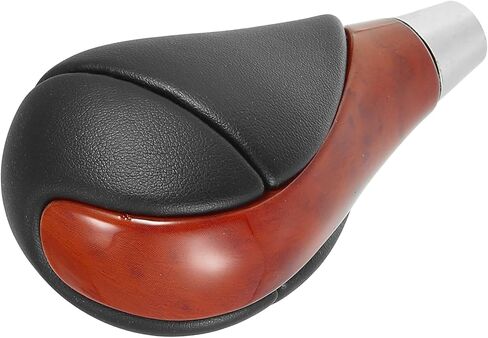 X AUTOHAUX Car Auto Automatic Gear Stick Shift Knob for Lexus ES350 2007-2015 GS450 2007-2011 for Lexus RX450h Black Faux Leather Brown in Saudi Arabia