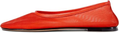 حذاء باليه شبكي نسائي سهل الارتداء من التول حذاء راقصة الباليه مسطح كاجوال بمقدمة مستديرة in Kuwait