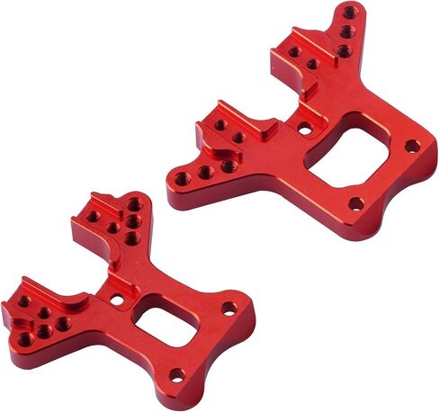 HobbyPark Aluminum Shock Tower (Front & Rear) & Shock Tower Brace for Traxxas 1/18 LaTrax Teton Desert Prerunner, Replace Parts 7637(4-Pack) (Navy Blue) in Saudi Arabia