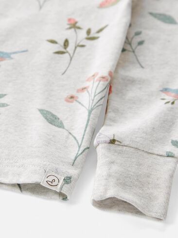 little planet by carter's unisex-baby Baby and Toddler 2-piece Pajamas made with Organic Cotton, Botanical, 5T in Saudi Arabia