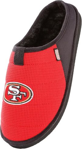 FOCO NFL Mens NFL Team Logo Thermal Slippers in Saudi Arabia