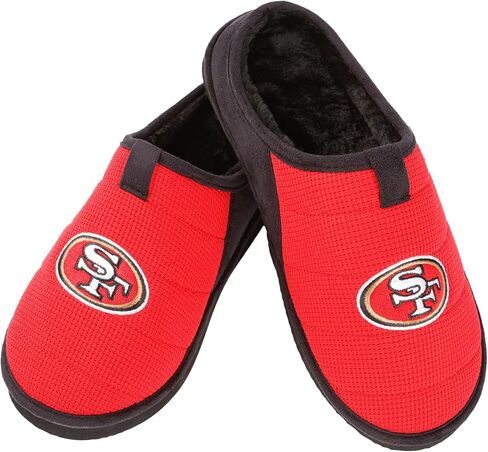 FOCO NFL Mens NFL Team Logo Thermal Slippers in Saudi Arabia