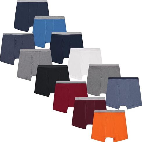 BILLIONHATS 48 Pack of Mens Boxer Briefs Wholesale, Colorful Cotton Mens Underwear in Bulk, Donating For Homeless Shelters in Saudi Arabia