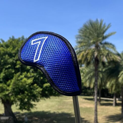 Barudan Golf Lightweight Golf Club Covers Headcovers Head Covers Club Protections 10Pcs/Pack - Meshy and Foam Made for Oversized Standard Size Small Size - Indoor and Outdoor Golf Gears in Saudi Arabia