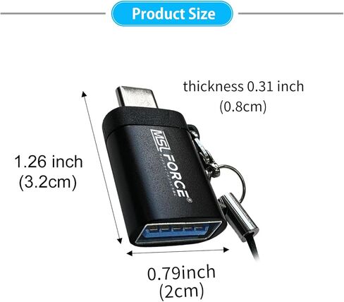 Japanese Brand, USB C to USB Adapter 2 Pack, USB Type-C to USB 3 OTG Cable, USB to USB C Adapter Cable Converter for MacBook Pro/Air, iPhone 15,15 Pro,Pro Max, Galaxy S20 and More in Saudi Arabia