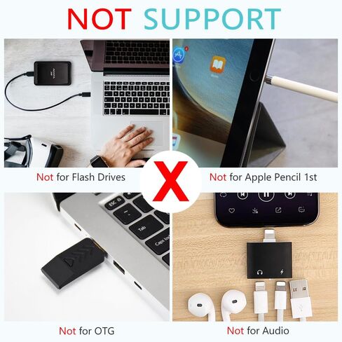 محول Lightning إلى USB C، 4 حزم محول USB C إلى Lightning لأجهزة iPhone 15/15 Pro/15 Pro Max/15 Plus، iPad Air، Samsung، يدعم الشحن ونقل البيانات، وليس للصوت/OTG in Kuwait