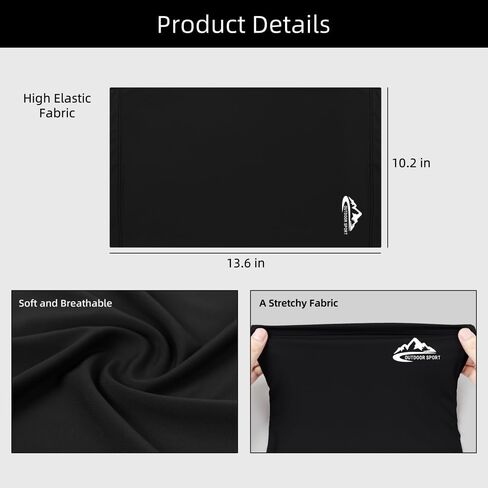 2 pack Neck Gaiter Face Cover Scarf，Sun Cooling Scarf Mask Face Cover for Men Women in Saudi Arabia