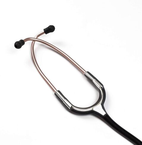 ADC Adscope Lite Model 619 Ultra Lightweight Clinician Stethoscope with Tunable AFD Technology, Lifetime Warranty, Rose Gold with Black Tubing in Saudi Arabia