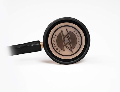 ADC Adscope Lite Model 619 Ultra Lightweight Clinician Stethoscope with Tunable AFD Technology, Lifetime Warranty, Rose Gold with Black Tubing in Saudi Arabia
