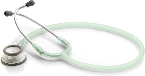 ADC Adscope Lite Model 619 Ultra Lightweight Clinician Stethoscope with Tunable AFD Technology, Lifetime Warranty, Rose Gold with Black Tubing in Saudi Arabia