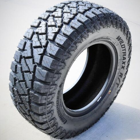 مجموعة من 4 (أربعة) إطارات Landspider Wildtraxx R/T All-Terrain Mud للطرق الوعرة للشاحنات الخفيفة - LT265/75R16 265/75/16 265/75-16 123/120S نطاق التحميل E LRE 10 طبقات BSW جدار جانبي أسود in Saudi Arabia