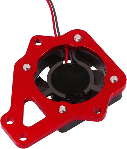 INJORA ESC Easy Start Trigger Power Switch with Cooling Fan for 1/10 RC Crawler TRX4 Upgrade(Black) in Saudi Arabia