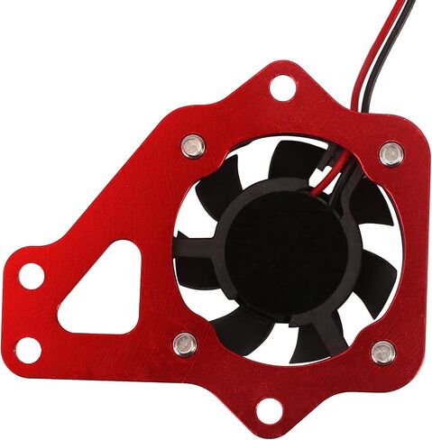 INJORA ESC Easy Start Trigger Power Switch with Cooling Fan for 1/10 RC Crawler TRX4 Upgrade(Black) in Saudi Arabia