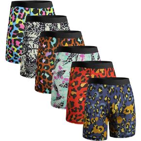 Mens Boxer Briefs for Men Funny Novelty Boxer Brief Boys Underwear Stretch Sport Trunks Underwear Random Pack in Kuwait