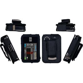 حافظة جلدية ممتازة مع واقي شاشة ومشبك حزام قابل للتدوير (حبل الرقبة) لمضخة الأنسولين الترادفية للعناية بمرضى السكري T: Slim X2 (جميع الموديلات) (أرجواني) in Kuwait