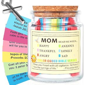 108 برطمان آية من الكتاب المقدس للمعلم - هدايا تقدير للمعلم المسيحي، شكرًا لك على هدية المعلم | وعاء تشجيع مع آيات كتابية راقية، هدية للمعلم في نهاية العام in Kuwait