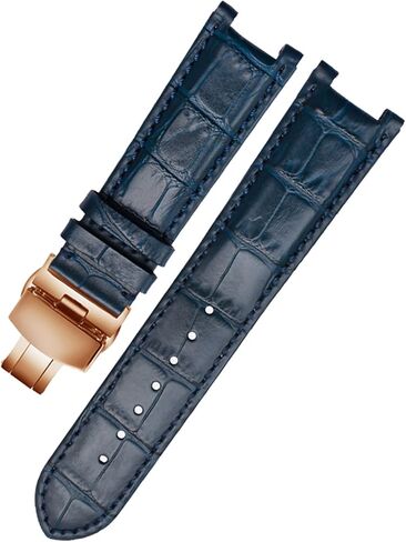 SERDAS Genuine Leather Watchband For GC 22 * 13mm 20 * 11mm Notched Strap Withstainless Steel Butterfly Buckle Men And Women Watch Belt in Kuwait
