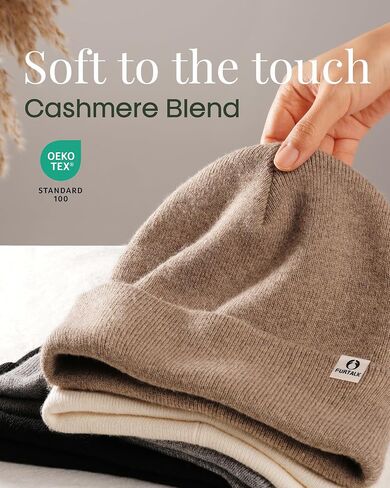 FURTALK Beanies for Women Men Winter Hats Soft Warm Beanie Hat Ladies Knitting Skull Cap in Saudi Arabia