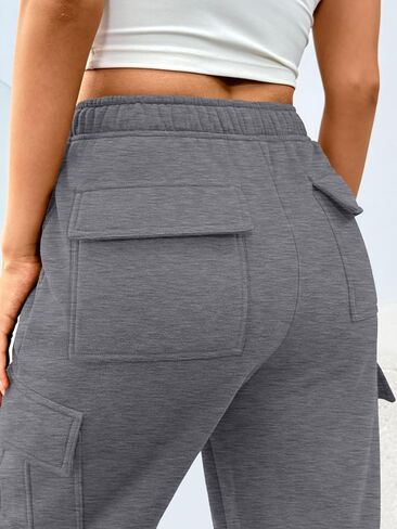 Trendy Queen Womens Sweatpants Wide Leg Cargo Barrel Baggy Pants Joggers Fall Clothes Work 2025 Travel Outfits in Saudi Arabia