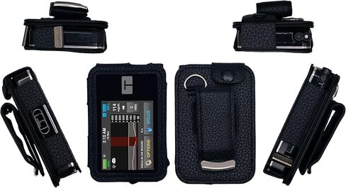 حافظة جلدية ممتازة مع واقي شاشة ومشبك حزام قابل للتدوير (حبل الرقبة) لمضخة الأنسولين الترادفية للعناية بمرضى السكري T: Slim X2 (جميع الموديلات) (أرجواني) in Kuwait