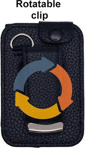 حافظة جلدية ممتازة مع واقي شاشة ومشبك حزام قابل للتدوير (حبل الرقبة) لمضخة الأنسولين الترادفية للعناية بمرضى السكري T: Slim X2 (جميع الموديلات) (أرجواني) in Kuwait