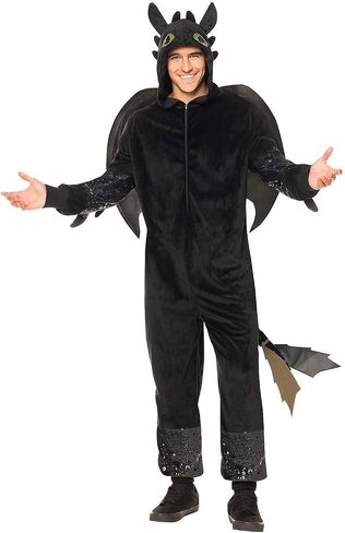Spirit Halloween How to Train Your Dragon Toothless Adult Jumpsuit Costume in Saudi Arabia