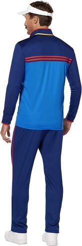 Spirit Halloween Ted Lasso Adult Ted Lasso Track Suit Costume | Officially Licensed | Easy Halloween Costume | Blue Tracksuit in Kuwait