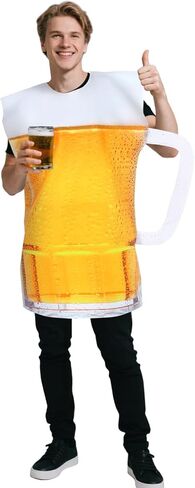 Mepase Oktoberfest كوب للبيرة زي للرجال الكبار هالوين الكحول البيرة الزجاج وتتسابق لحزب أكتوبر الألماني Bier تأثيري in Kuwait