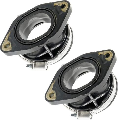 Caltric 2 Throttle Body Intake Manifold Boot Adapter Compatible with Polaris 1205301 1204490 1204122 in Saudi Arabia