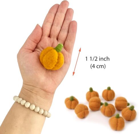 GLACIART ONE Felt Ghost Decorations w/Pumpkins 5 Pcs |Funny Halloween Decorations Indoor or Outdoor |Great as Halloween Home Decor, Ghost Ornaments, Unique & Funny Gift | Passive Aromatherapy Diffuser in Saudi Arabia