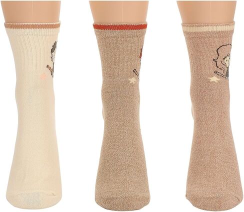 Harry Potter Hedwig, Ron and Hermone Womens Casual Quarter Crew 3 Pack in Saudi Arabia