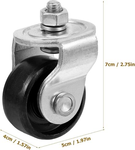 2 Ton Floor Jack Wheel Replacement: Heavy Duty Garage Hydraulic Jack Caster Front Part - Utility Trailer Steel Tray Car Accessories in Kuwait