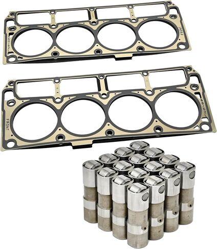 Michigan Motorsports LS9 Head Gaskets with Delphi LS7 Lifters Set of 16 | Fits GM LS Engines 4.8L 5.3L 5.7L 6.0L 6.2L 7.0L | Premium LS Rebuild Kit with Performance Gaskets & Lifters in Saudi Arabia