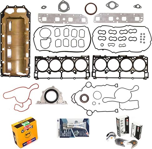 MA-9761264849-6 Full Gasket Set Bearings Rings Fit 05-08 Chrysler 300 Dodge Jeep 5.7L HEMI in Saudi Arabia