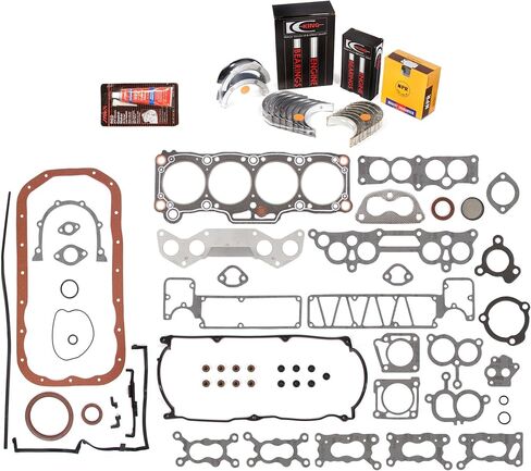 MA-4216959255-4 Full Gasket Set Bearings Rings Fit 87-93 Mazda B2200 2.2 8V F2L F2G in Saudi Arabia